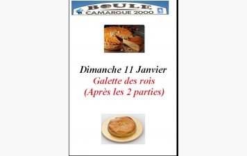 galette des rois 2026