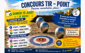 Concours Tir-point d'Aout  (homme et femme )