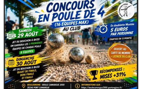Coucours par Poules d'Aout